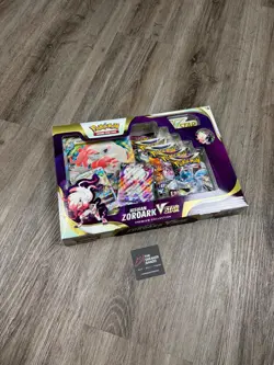 Pokemon TCG Sword & Shield Hisuian Zoroark VSTAR Premium Collection Box - Image 1