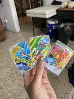 Pokemon First Partner Ilustracion Collection Kanto Starter Set Series 1 - Image 1