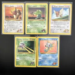 Pokemon Gym Hero's Vintage WOTC Cards Bundle - Image 1