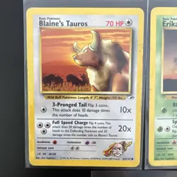 Pokemon Gym Hero's Vintage WOTC Cards Bundle - Image 2