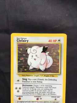 Pokemon Cards: Base Set Rare Holo: Clefairy 5/102 - Image 2