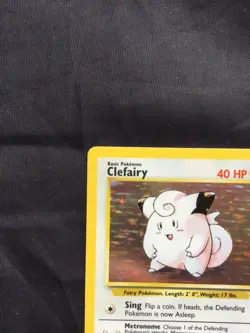 Pokemon Cards: Base Set Rare Holo: Clefairy 5/102 - Image 3