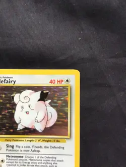Pokemon Cards: Base Set Rare Holo: Clefairy 5/102 - Image 4