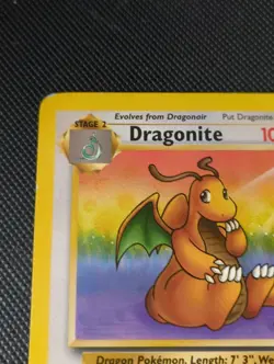 Pokemon TCG Dragonite Fossil 19/62 Non Holo Rare Vintage WOTC 1999 - Image 2