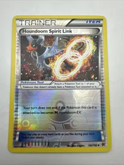 Pokemon TCG Houndoom Spirit Link Breakthrough 142/162 Reverse Holo - Image 1