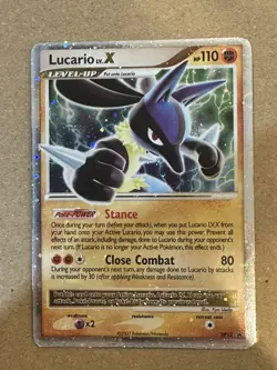 Lucario LV.X DP12 - Pokemon TCG: Diamond and Pearl -Tin Promo HOLO BLEED! NM/LP - Image 1