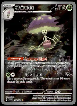 Shiinotic 194/191 Illustration Rare Surging Sparks Pokemon Holo Lightly Played - Image 1
