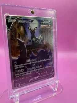 POKEMON Umbreon V (Alternate Full Art) 189/203 SWSH07: Evolving Skies Holo - Image 2