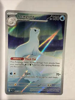 Dewgong 097/094 Illustration Rare Phantasmal Flames NM Pokemon TCG English IR - Image 1