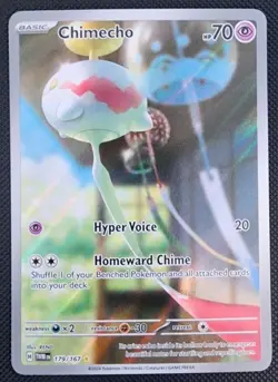 Chimecho 179/167 Illustration Rare Holo Pokemon Twilight Masquerade NM - Image 1