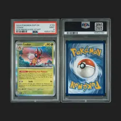 Pokemon Ledian SVP 133 Holo Rare Staff Prerelease Promo PSA 9 Low Pop - Image 1