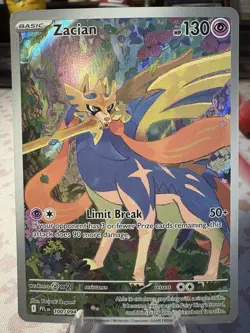 Zacian 100/094 IR NM - Pokemon TCG Phantasmal Flames - Image 1