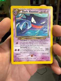 Pokemon TCG Dark Haunter 36/105 Neo Destiny 2000 English Unlimited - Image 1