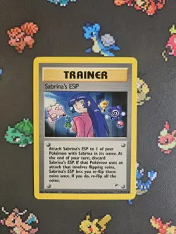 Pokemon Trainer Sabrinas ESP 117/132 Gym Heros Uncommon - Image 1