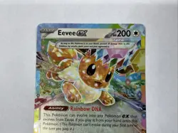Eevee ex 075/131 Holo Double Rare Prismatic Evolutions Pokemon Near Mint - Image 5