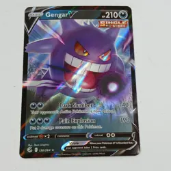Gengar V 156/264 Holo V Rare Fusion Strike Pokemon - Image 1