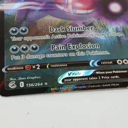 Gengar V 156/264 Holo V Rare Fusion Strike Pokemon - Image 3