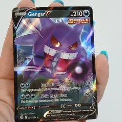 Gengar V 156/264 Holo V Rare Fusion Strike Pokemon - Image 4