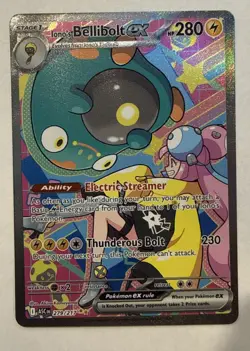 Iono’s Bellibolt ex 279 Special Illustration Rare SIR Ascended Heroes Pokemon - Image 1