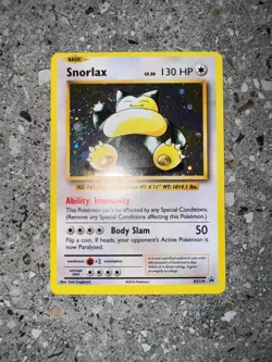 Pokemon TCG Cards Snorlax XY179 Black Star Promo Holo EXC - Image 3