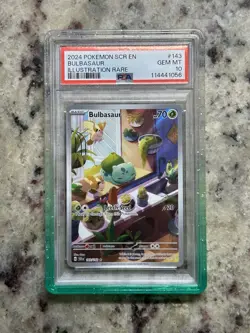 Pokemon Bulbasaur 143/142 Stellar Crown #143 Illustration Rare GEM MINT PSA 10 - Image 1