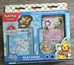Pokemon TCG 2025 World Championships Deck Riley McKay Flutter Devo Gardevoir 60 - Image 1