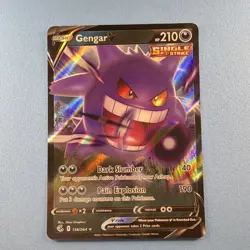 The Pokemon Company Gengar V 156/264 Holo Ultra Rare Fusion Strike EN 210 - Image 1