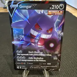 Pokemon TCG Gengar V 156/264 Fusion Strike NM - Image 1