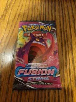 Pokemon TCG Fusion Strike Booster Pack Sealed Gengar - 10 Cards - Image 1