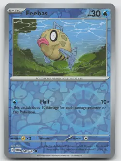 Feebas 049/167 Common Twilight Masquerade Pokemon Reverse Holo Near Mint - Image 1