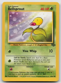 Bellsprout 49/64 Common Jungle Pokemon Unlimited Near Mint - Image 1
