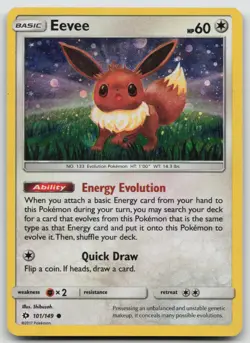 Eevee 101/149 Holo Promo Miscellaneous Cards & Products Pokemon Holo MP - Image 1
