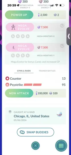 Pokemon Go shiny Legendary Mewtwo - Image 2