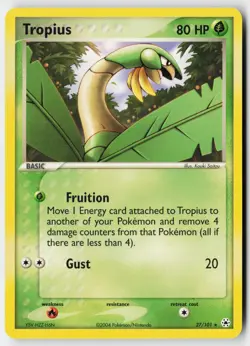 Pokemon Tropius - 27/101 - Rare Hidden Legends LP - Image 1