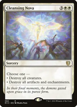 1x Cleansing Nova NM Eng MTG - Midnight Hunt Commander - Image 1