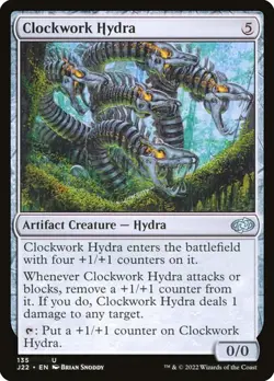 NM Clockwork Hydra, MTG, Jumpstart 2022, Magic the Gathering, 135 - Image 1