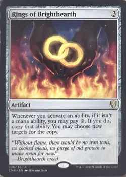 Magic: The Gathering Commander Legends Rings of Brighthearth 335 R LP - Image 1