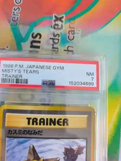 Pokemon Karte Card Misty's Tears Banned Gym Heroes Waifu Naked japanese PSA 7 - Image 4
