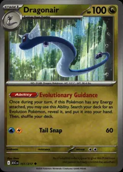 DRAGONAIR 151/217 Pokemon Card Ascended Heroes Near Mint - Image 1