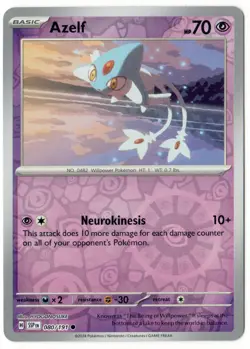 Pokemon - Azelf - 080/191 - Surging Sparks - Reverse Holo - NM - Image 1