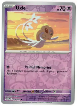 Pokemon - Uxie - 078/191 - Surging Sparks - Reverse Holo - NM - Image 1