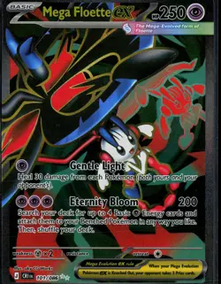 Mega Floette ex 101/086 Chaos Rising Holo Ultra Rare Pokemon - Image 1