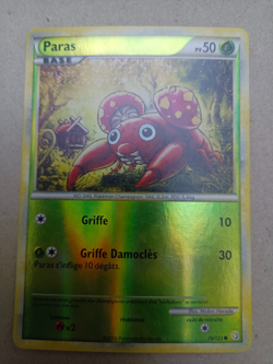 Carte Pokemon 76/123 Paras Reverse HeartGold SoulSilver HGSS FR - Image 1
