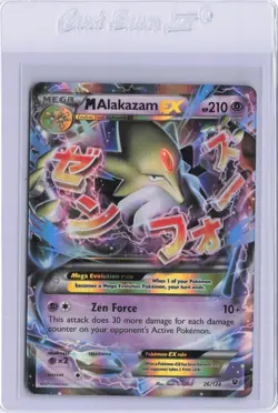 Pokemon TCG M Alakazam EX 26/124 Fates Collide Holo Ultra Rare English Mega 210… - Image 1