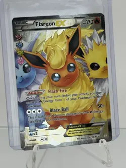 Flareon EX Generations Radiant Pokemon RC28/RC32 Full Art Holo Ultra Rare READ - Image 1