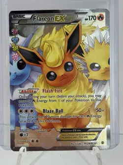 Flareon EX Generations Radiant Pokemon RC28/RC32 Full Art Holo Ultra Rare READ - Image 3