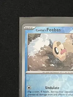 Cynthia's Feebas Reverse Holo #52 Pokemon Destined Rivals - Image 3
