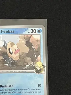 Cynthia's Feebas Reverse Holo #52 Pokemon Destined Rivals - Image 4