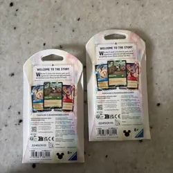 Two Fabled Sleeved Booster Packs Disney Lorcana TCG New Factory Sealed - Image 2