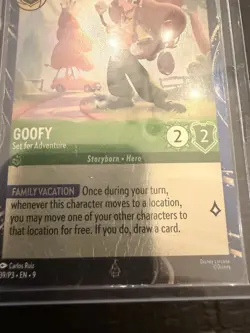 Ravensburger Disney Lorcana Goofy - Set for Adventure PROMO FOIL 39/P3 EN - Image 3
